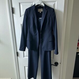 Banana Republic Navy Martin Fit Suit